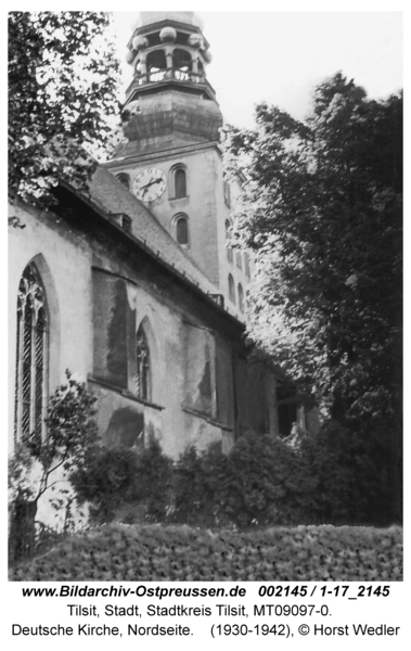 Tilsit, Deutsche Kirche, Nordseite