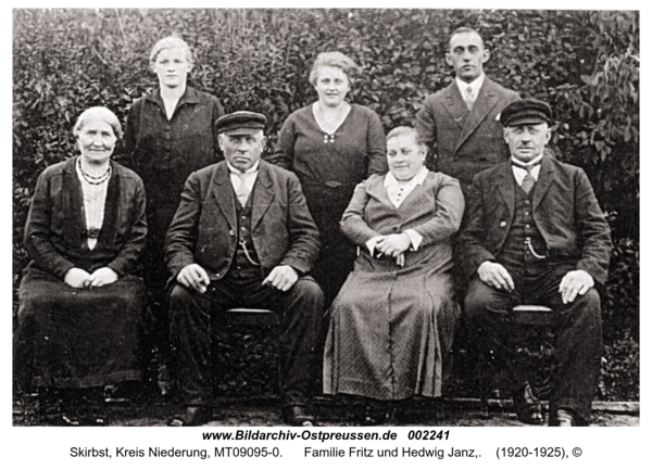 Skirbst, Familie Fritz und Hedwig Janz,