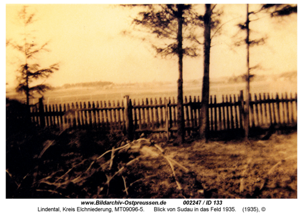 Lindental, Blick von Sudau in das Feld 1935