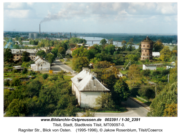 Tilsit, Ragniter Str., Blick von Osten