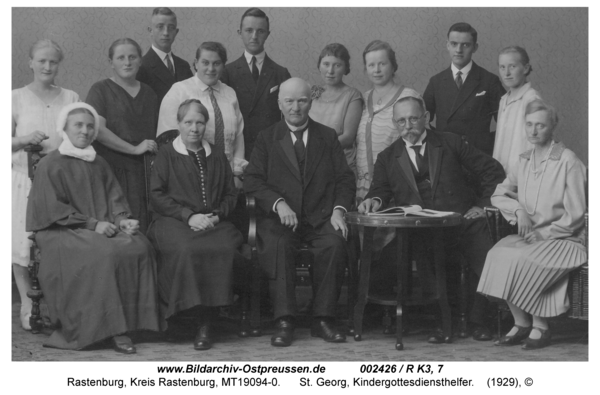 Rastenburg, St. Georg, Kindergottesdiensthelfer
