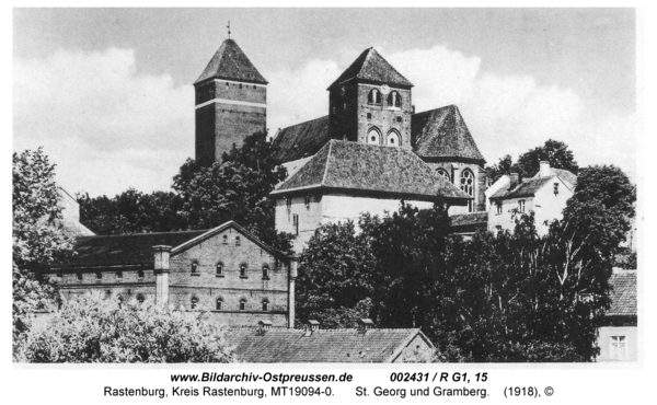 Rastenburg, St. Georg und Mühlenwerke