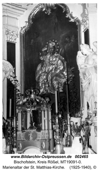 Bischofstein, Marienaltar der St. Matthias-Kirche