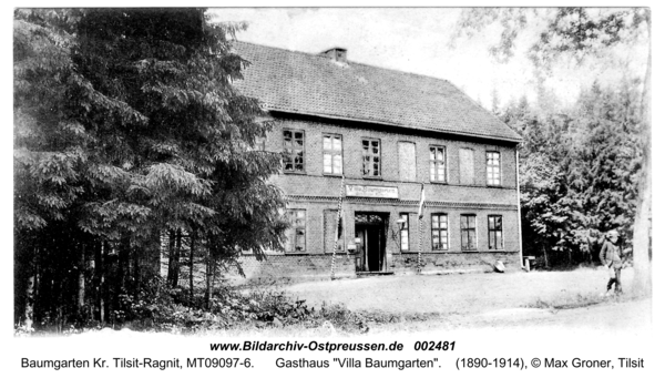 Baumgarten Kr. Tilsit-Ragnit, Gasthaus "Villa Baumgarten"