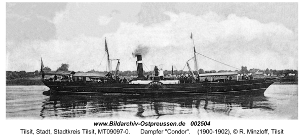 Tilsit, Dampfer "Condor"