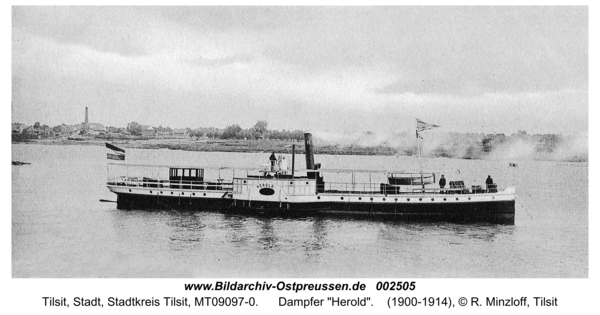 Tilsit, Dampfer "Herold"