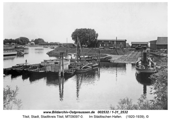 Tilsit, Im Städtischen Hafen