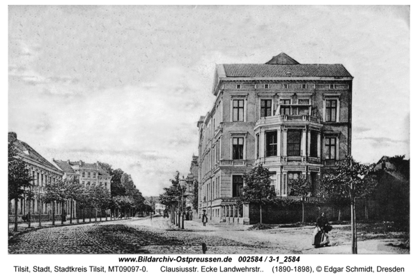 Tilsit, Clausiusstr. Ecke Landwehrstr.