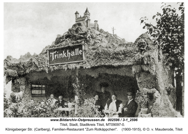 Tilsit, Königsberger Str. (Carlberg), Familien-Restaurant "Zum Rotkäppchen"