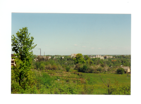 Tilsit, Blick vom Drangowski-Berg auf die Stadt