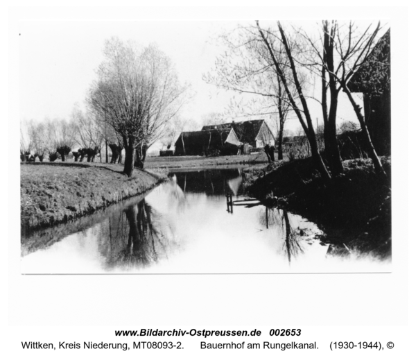 Wittken, Bauernhof am Rungelkanal