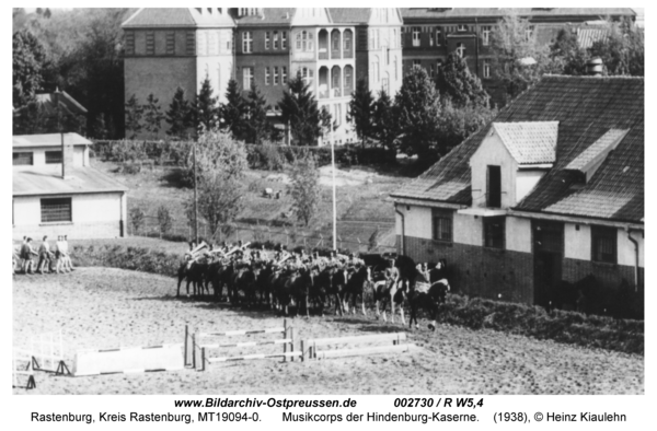 Rastenburg, Hindenburgstraße, Hindenburg-Kaserne, Musikcorps