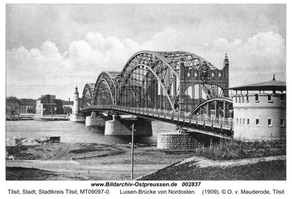 Tilsit, Luisen-Brücke von Nordosten