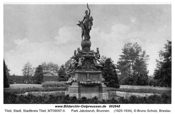 Tilsit, Park Jakobsruh, Brunnen