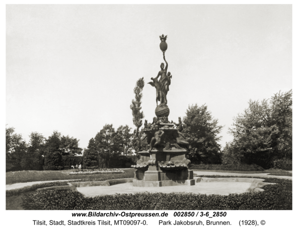 Tilsit, Park Jakobsruh, Brunnen