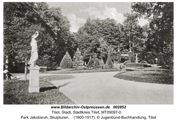 Tilsit, Park Jakobsruh, Skulpturen