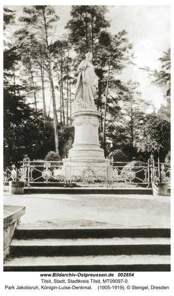 Tilsit, Park Jakobsruh, Königin-Luise-Denkmal