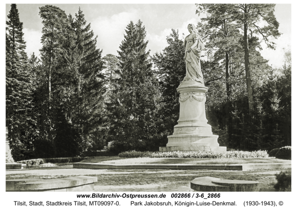 Tilsit, Park Jakobsruh, Königin-Luise-Denkmal