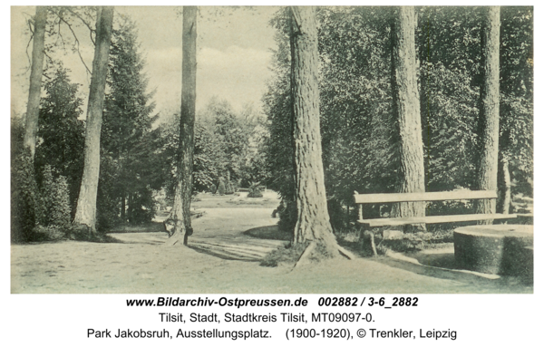 Tilsit, Park Jakobsruh, Ausstellungsplatz