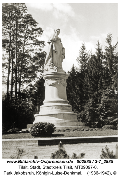 Tilsit, Park Jakobsruh, Königin-Luise-Denkmal