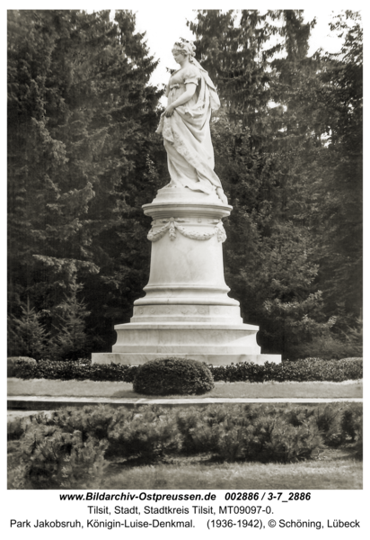 Tilsit, Park Jakobsruh, Königin-Luise-Denkmal