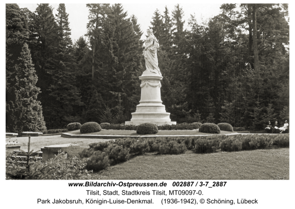 Tilsit, Park Jakobsruh, Königin-Luise-Denkmal