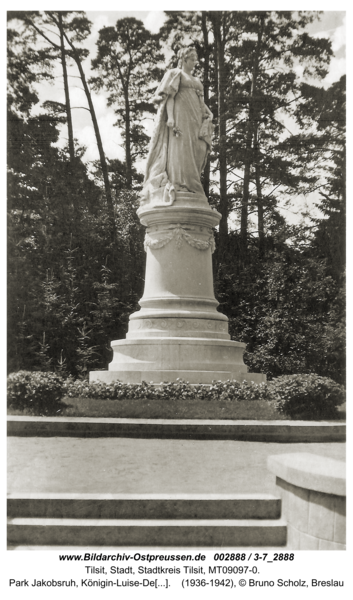 Tilsit, Park Jakobsruh, Königin-Luise-Denkmal