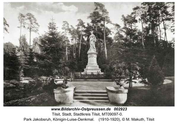 Tilsit, Park Jakobsruh, Königin-Luise-Denkmal