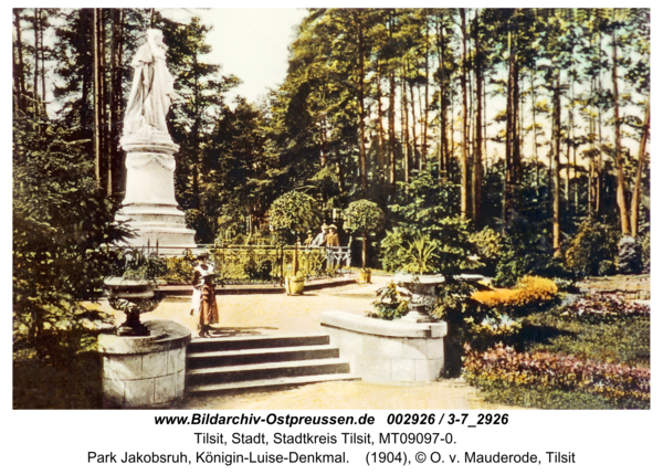 Tilsit, Park Jakobsruh, Königin-Luise-Denkmal