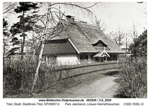 Tilsit, Park Jakobsruh, Litauer-Heimathäuschen