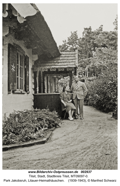 Tilsit, Park Jakobsruh, Litauer-Heimathäuschen