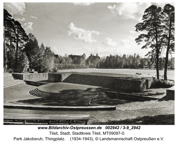 Tilsit, Park Jakobsruh, Thingplatz