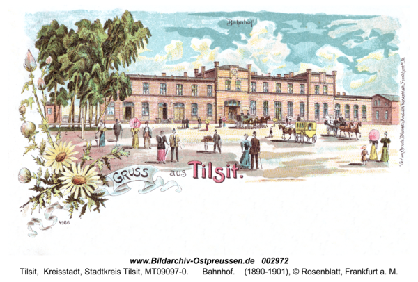 Tilsit, Bahnhof