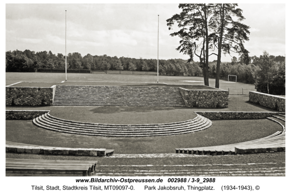 Tilsit, Park Jakobsruh, Thingplatz