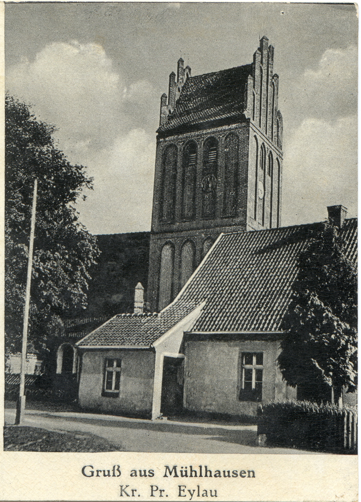 Mühlhausen Kr. Preußisch Eylau, Kirche