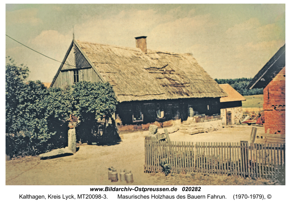 Kalthagen, Masurisches Holzhaus des Bauern Fahrun