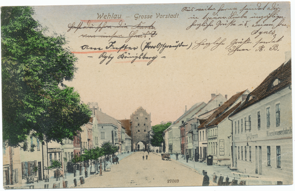 Wehlau, Grosse Vorstadt mit Steintor