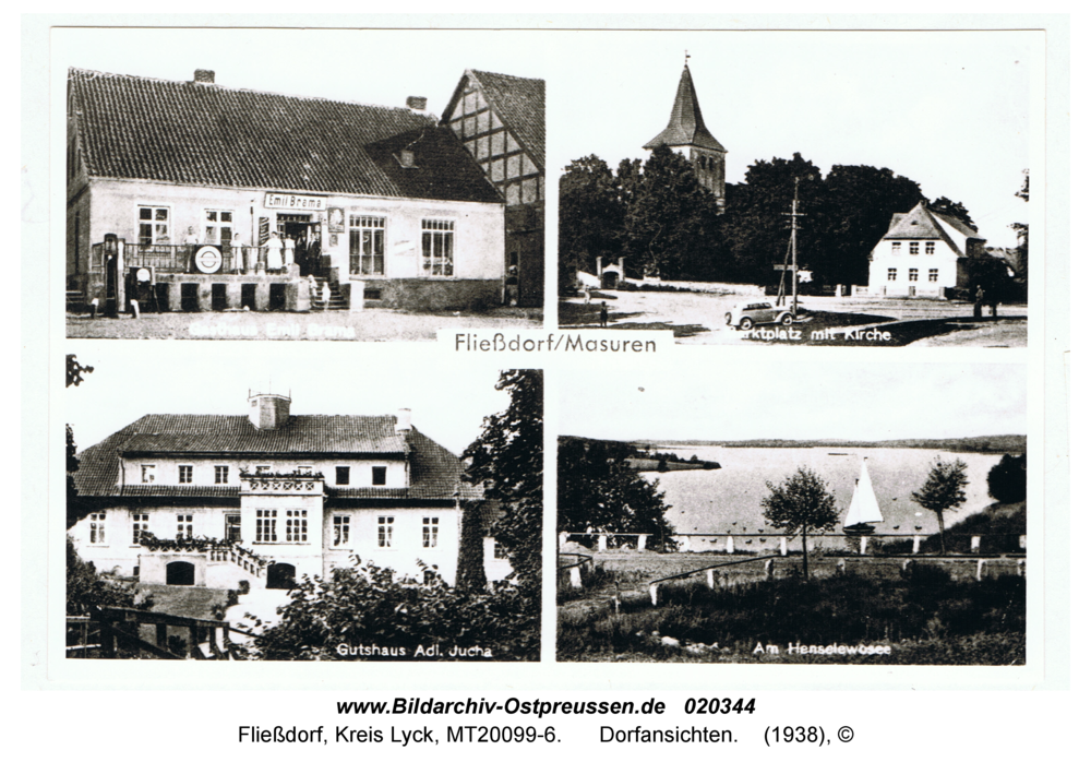 Fließdorf, Dorfansichten