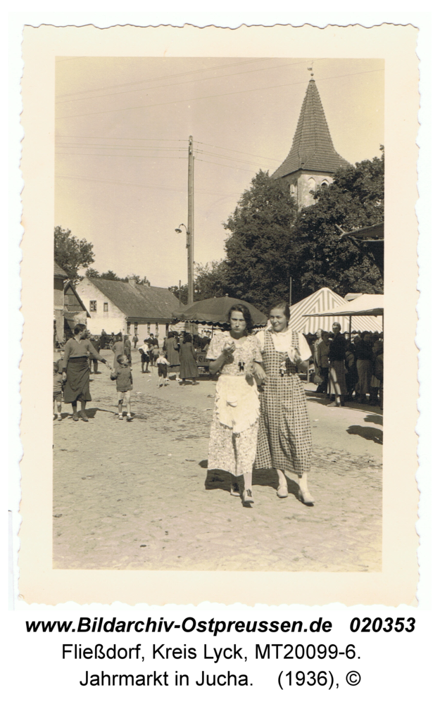 Fließdorf, Jahrmarkt in Jucha