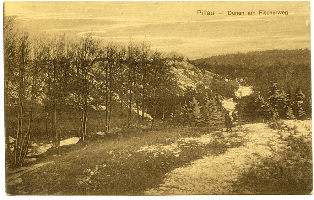 Pillau, Seestadt, Dünen am Fischerweg