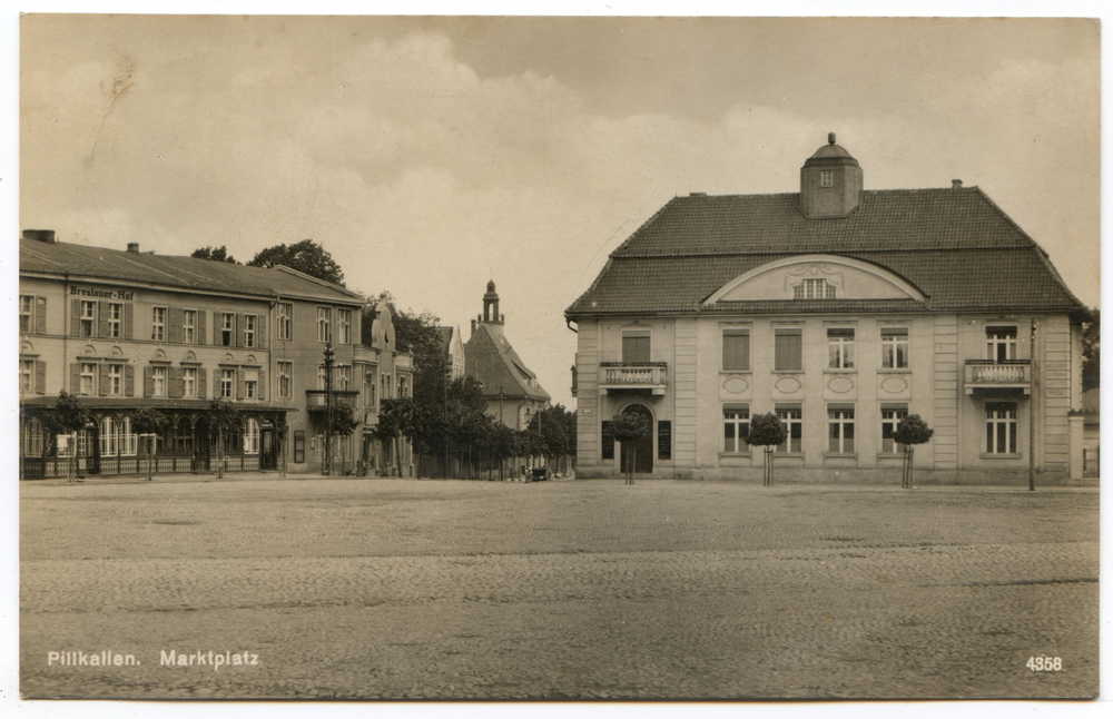 Pillkallen Kr. Schlossberg, Markt