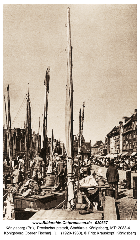 Königsberg Oberer Fischmarkt