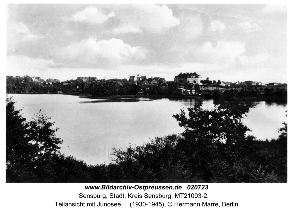 Sensburg, Teilansicht mit Junosee