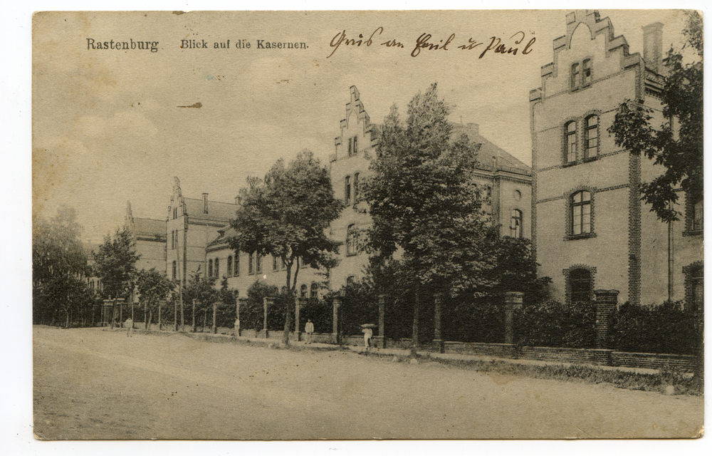 Rastenburg, Blick auf die Hindenburg-Kaserne