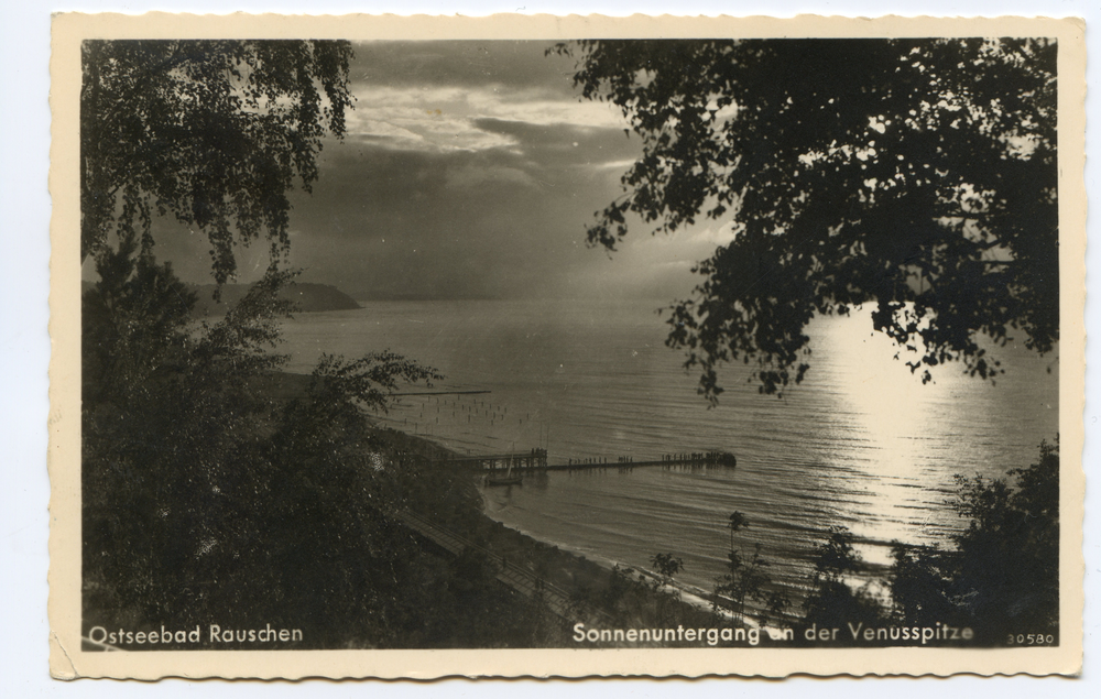 Rauschen Kr. Samland, Sonnenuntergang an der Venusspitze