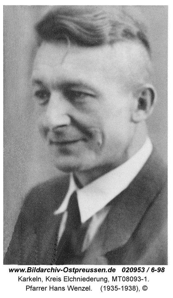 Karkeln, Pfarrer Hans Wenzel