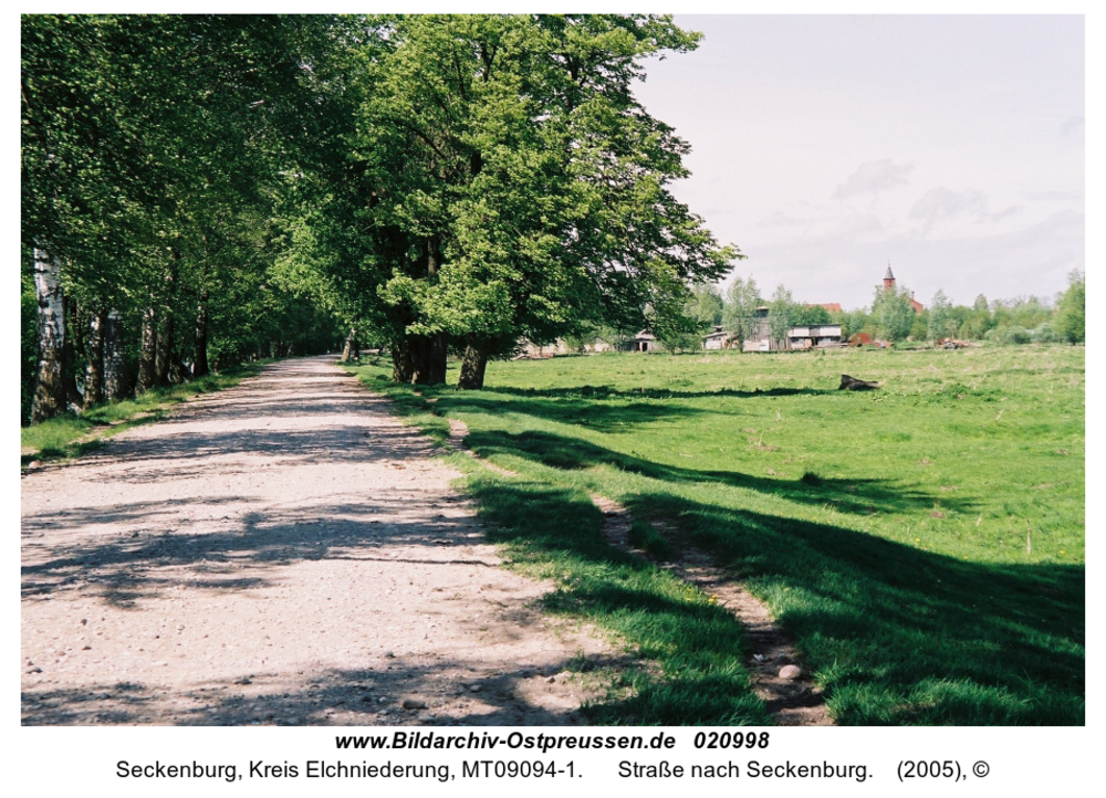 Seckenburg, Straße nach Seckenburg