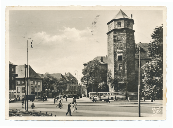 Königsberg, Münzplatz mit Schloß und Reichsbank