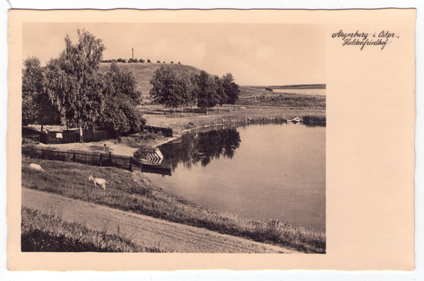 Angerburg Kr. Angerburg, Blick nach dem Heldenfriedhof