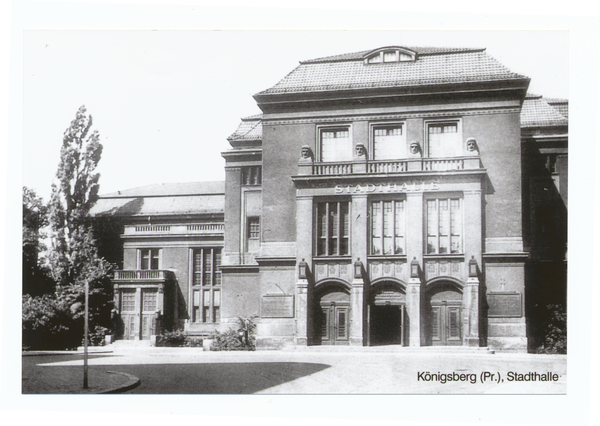 Königsberg, Stadthalle